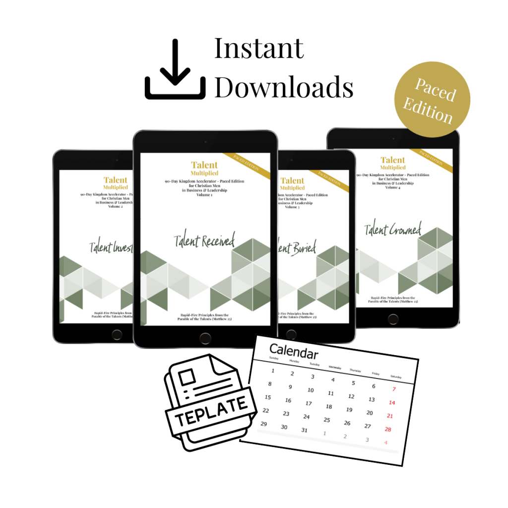 Talent Journals Talent Multiplied Accelerated Full Digital Bundle Paced Edition for Men