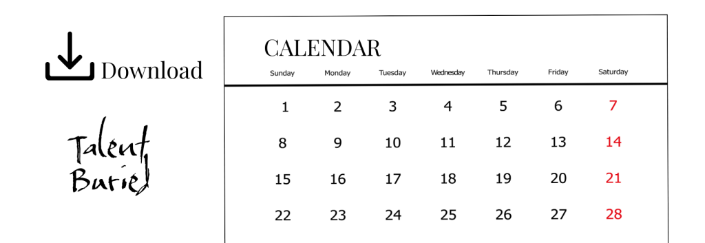 Talent Journals: Journal Multiplied Accelerators Talent Buried - Volume 3 90-Day War Plan Calendar Download