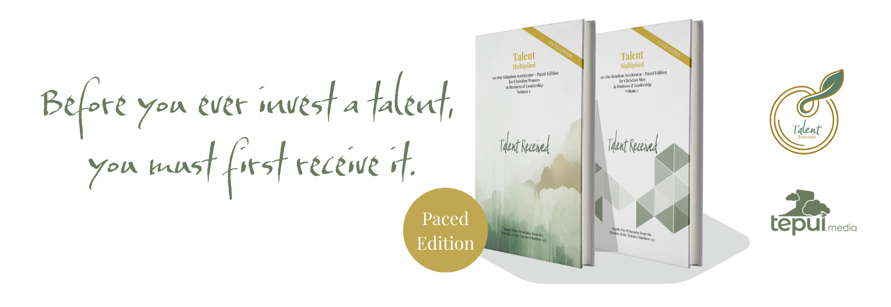 Talent Journals: Journal Multiplied Accelerators Paced Edition Talent Received - Volume 1 for Men and Women